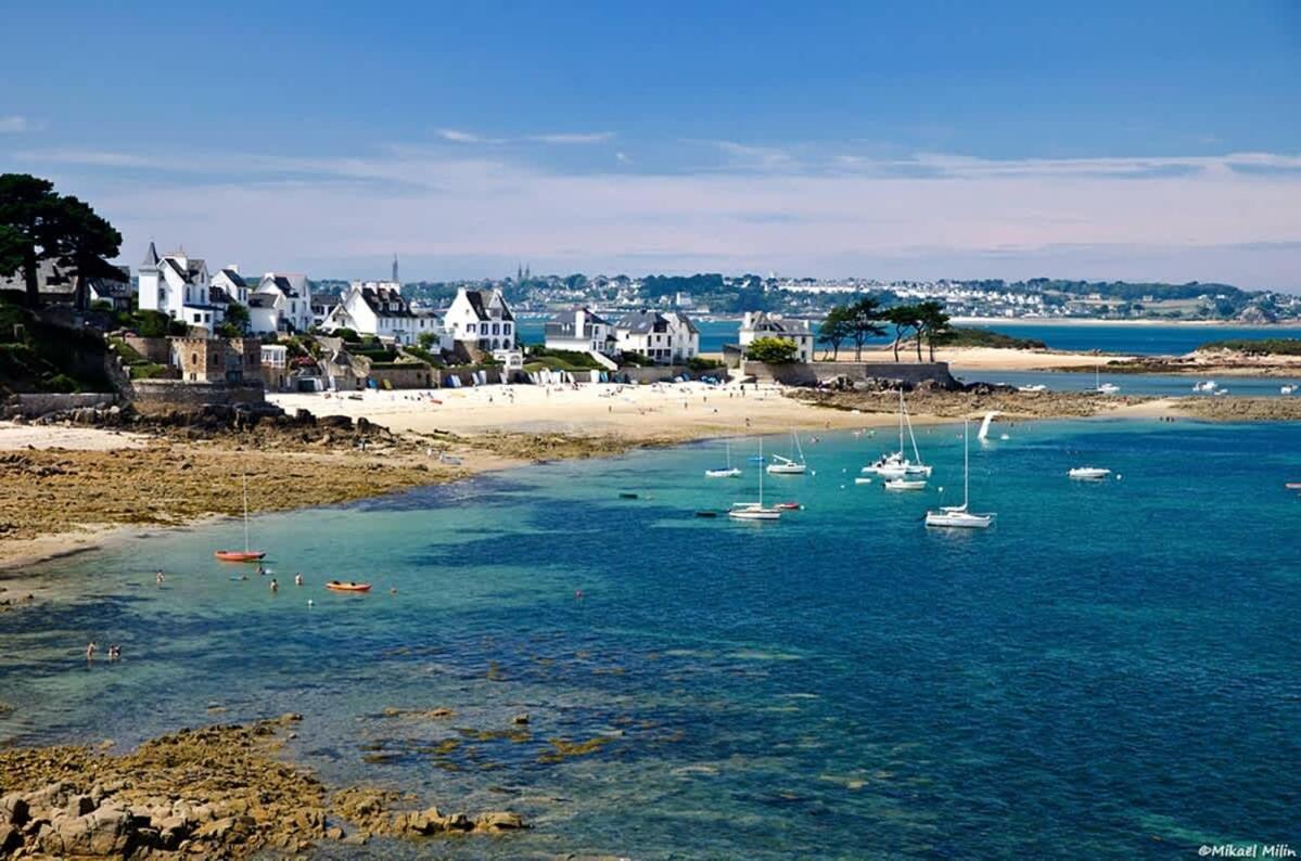 Ti Laouen - Maison Cocooning Vue Mer Locquirec Exteriér fotografie